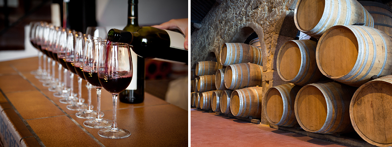 Vinhus i Porto som producerar rdvin i Portugal.
